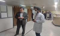  دکتر آرش مفرح ذات  از اورژانس بیمارستان امام حسن (ع ) شهرستان فامنین بازدید کردند