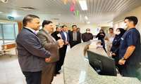 حضور دکتر آرش مفرح ذات به همراه دکتر باب الحوائجی رئیس مرکز نفس استان همدان، مهندس مرادی و سایر همکاران درمانی در بخش بستری ، اورژانس ، دیالیز ، و رادیولوژی ، جهت عرض تبریک و تهنیت به مناسبت روز پرستار و روز رادیولوژی.