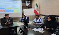 مانور ارزیابی آمادگی اعضا چارت فرماندهی بحران در فامنین 