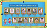 اسامی  فرزندان ممتاز کارکنان شاغل در بیمارستان امام حسن مجتبی(ع) 