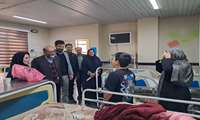 عیادت از بیماران بستری و تجلیل از کادر درمان به مناسبت دهه مبارک فجر