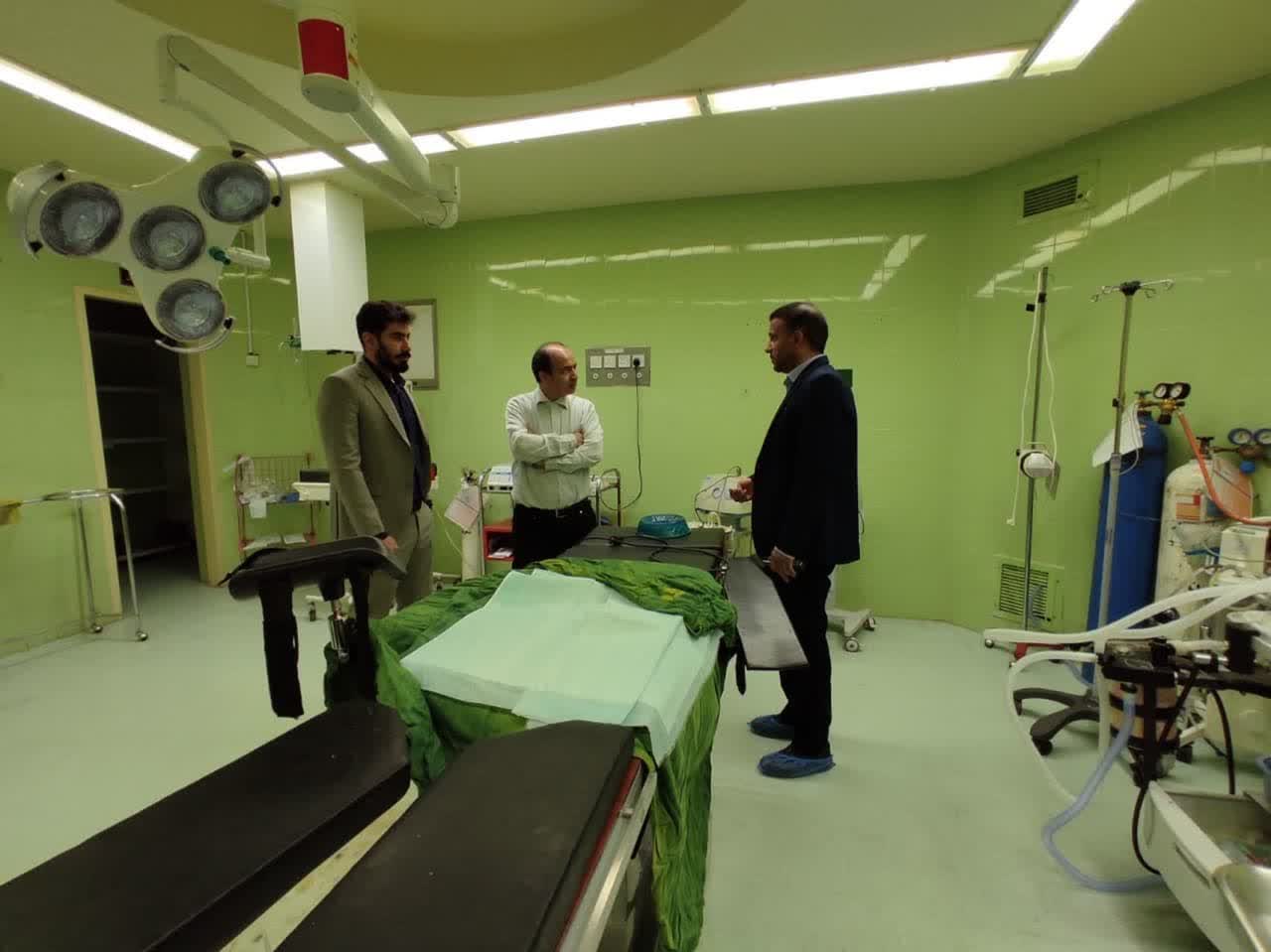 حضور پزشک جراح در بیمارستان امام حسن مجتبی (ع) فامنین