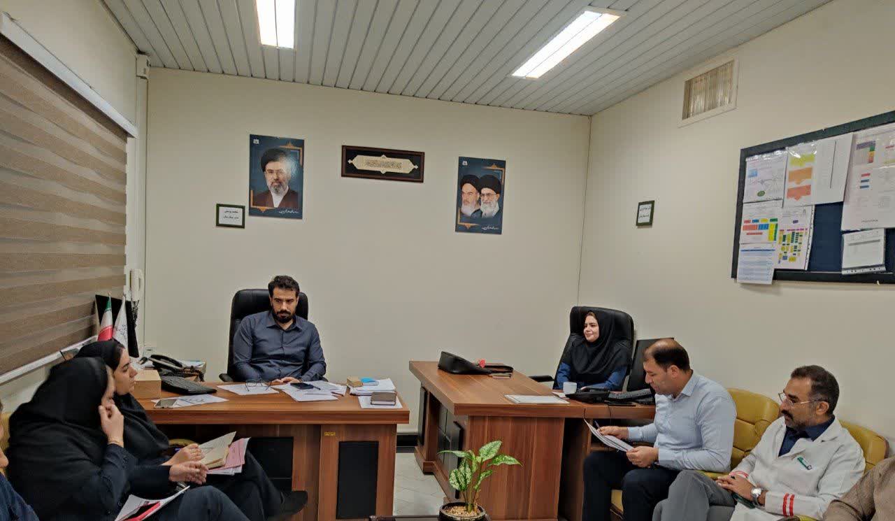 برگزاری کمیته بحران و بهداشت محیط بیمارستان با محوریت ارتقای آمادگی و بهبود فرآیندهای محیطی